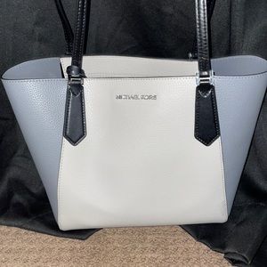 Grey & Black Michael Kors Purse